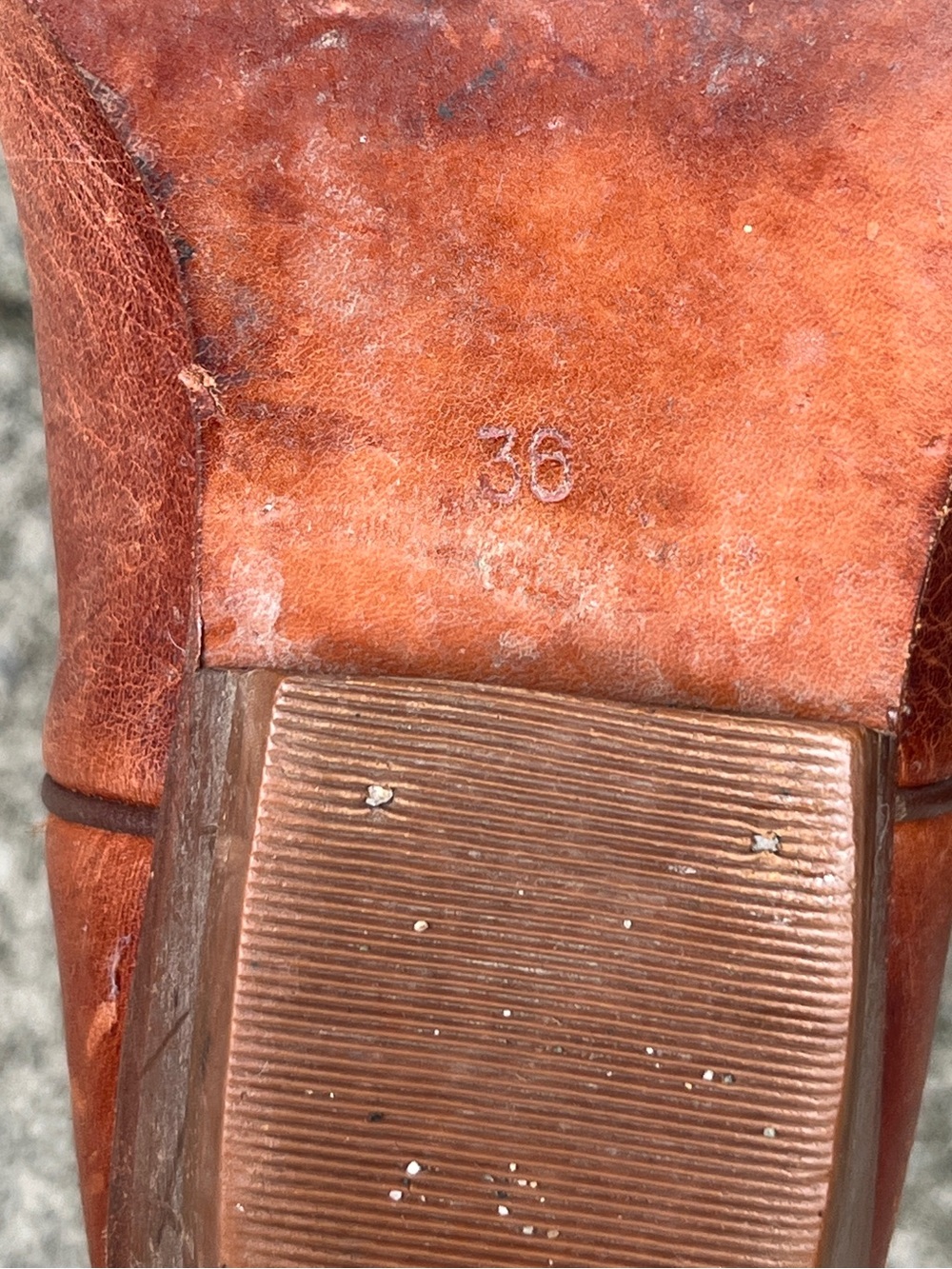 Leather Cowgirl Boots - Picture 4 of 6